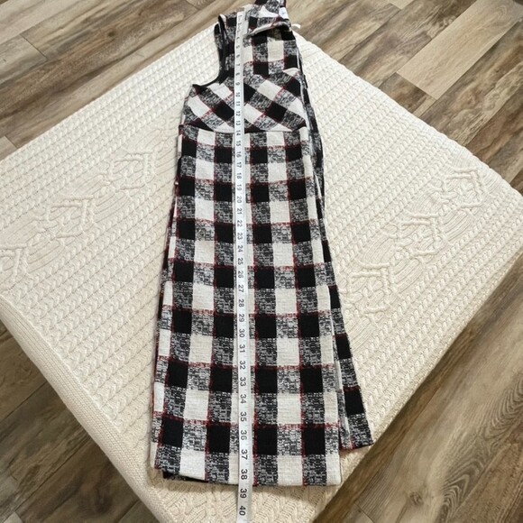 BCBGeneration Plaid Long Blazer Sleeveless Blazer Size Large - Picture 14 of 16